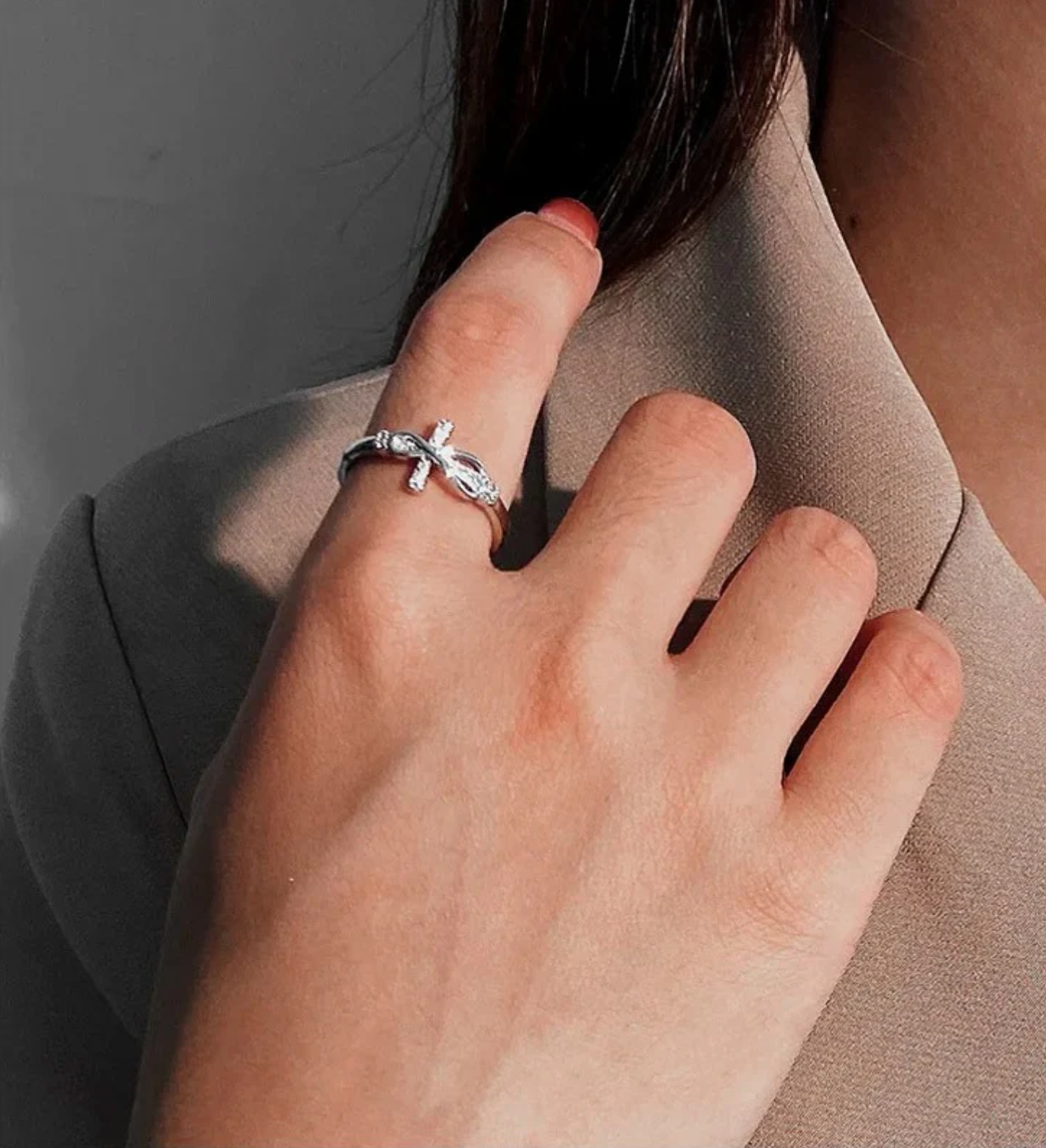 Infinity Cross Ring