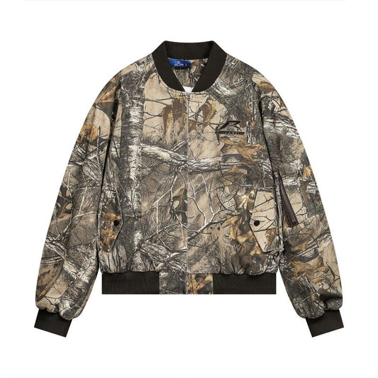 Viral Camo Bomber Jacket